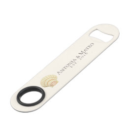  Scallop Seashell Wedding Jubileum Speed Flessenopener