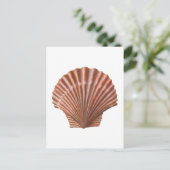Scallop Shell Briefkaart (Staand voorkant)