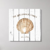  Scallop Shell Canvas Print (Voorkant)