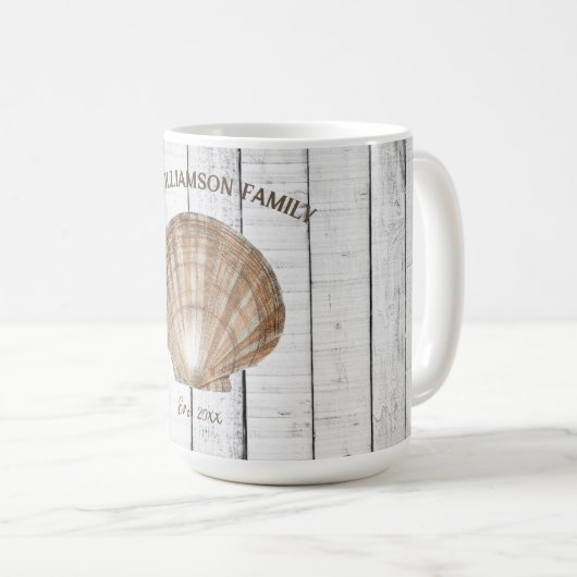 Scallop Shell Coffee-Mok Koffiemok (Voorkant rechts)