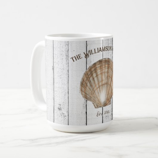 Scallop Shell Coffee-Mok Koffiemok (Voorkant links)