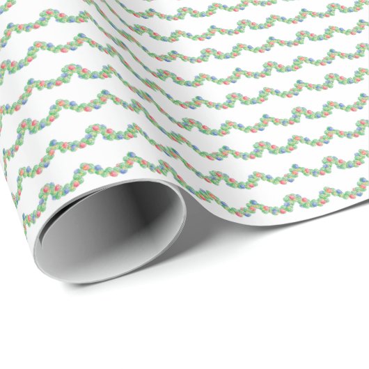 Scallop Shell Garlands Wrapping Paper Cadeaupapier (Rol Hoek)