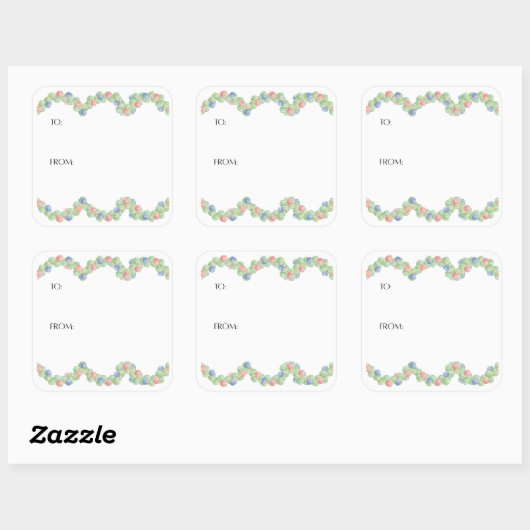 Scallop Shell Gift Sticker (Vel)