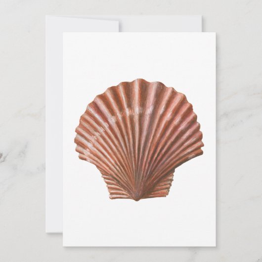 Scallop Shell Kaart (Voorkant)