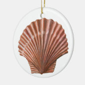 Scallop Shell Keramisch Ornament (Links)