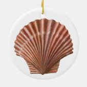 Scallop Shell Keramisch Ornament (Achterkant)