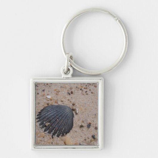 Scallop Shell keyring Sleutelhanger (Voorkant)