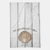  Scallop Shell Kitchen Towel Theedoek (Verticaal)