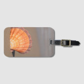 Scallop Shell| Kreta, Griekenland Bagagelabel (Voorkant (horizontaal))