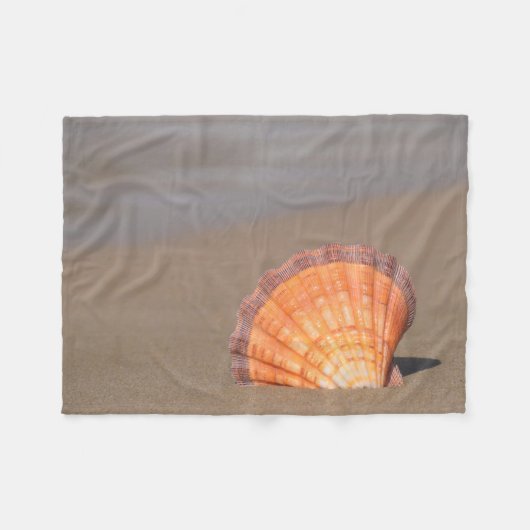 Scallop Shell| Kreta, Griekenland Fleece Deken (Voorkant (Horizontaal))