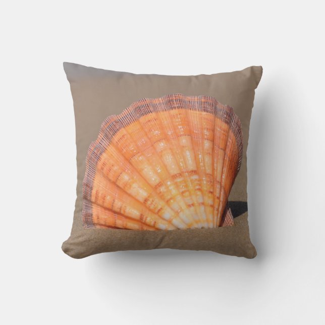 Scallop Shell| Kreta, Griekenland Kussen (Voorkant)