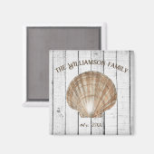 Scallop Shell Magnet (Voorkant / Achterkant)