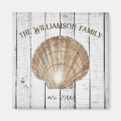 Scallop Shell Magnet (Voorkant)
