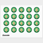 Scallop Shell Mermaid Thunder_Cove Ronde Sticker (Vel)