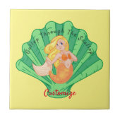 Scallop Shell Mermaid Thunder_Cove Tegeltje (Voorkant)
