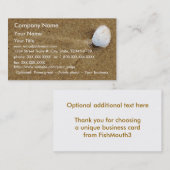 Scallop Shell - sjabloon voor visitekaartjes (Voorkant / Achterkant)