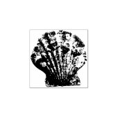 Scallop Shell Stamp Rubberstempel (Afrduk)