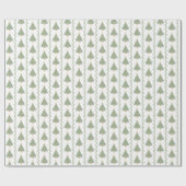 Scallop Shell Trees and Boughs Wrapping Paper Cadeaupapier (Vlak)