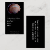 Scallop Shell Visitekaartje (Voorkant / Achterkant)