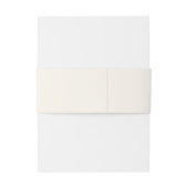 Scallop Single Seashell Weddenschap Uitnodigingen Wikkel (Achterkant Voorbeeld)