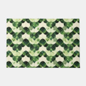 Scallop Watercolor Clover Deurmat (Voorkant)