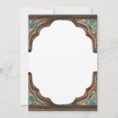  Scalloped Arch Islamic Muslim Weduwen Kaart (Achterkant)