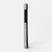 Scalloped Oceaan Golven iPhone Hoesje met Initiale (Achterkant/links)