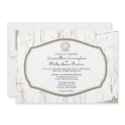 Scalloped Shell Rustic Beach Wedding