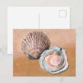 Scallops stilleven briefkaart (Voorkant / Achterkant)