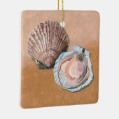 Scallops stilleven keramisch ornament (Rechts)
