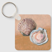 Scallops stilleven sleutelhanger (Voorkant)
