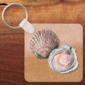 Scallops stilleven sleutelhanger (Voorkant)