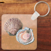 Scallops stilleven sleutelhanger (Achterkant)