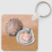 Scallops stilleven sleutelhanger (Achterkant)