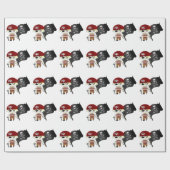 Scallywag Pirate KINDER Cadeaupapier (Vlak)