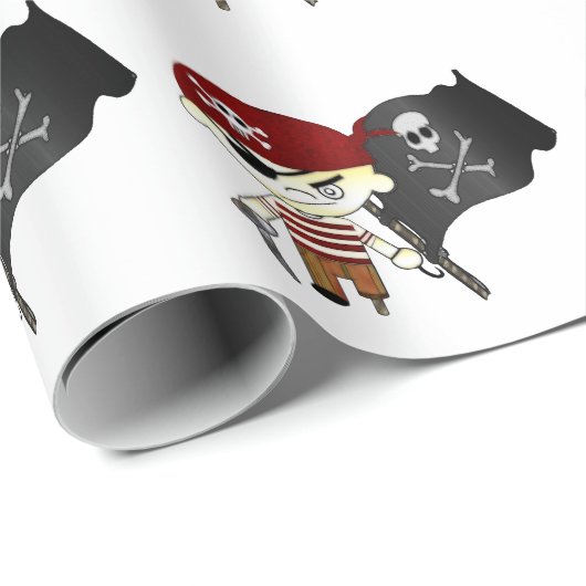 Scallywag Pirate KINDER Cadeaupapier (Rol Hoek)