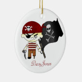 Scallywag Pirate KINDER Keramisch Ornament (Rechts)