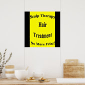 Scalp-therapie Haircut Poster Matte (Keuken)