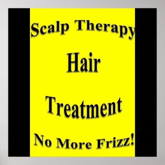 Scalp-therapie Haircut Poster Matte (Voorkant)