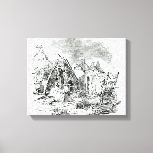 Scalpeen of Tim Downs, in Dunmore Canvas Afdruk (Voorkant)