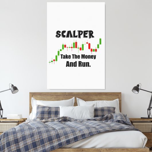 Scalper-strategie Canvas Afdruk (Insitu (Slaapkamer))