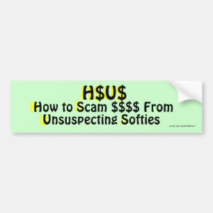 Scam Bumpersticker