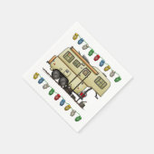 Scamp 5th Wheel Camper RV happy camper Servet (Hoek)