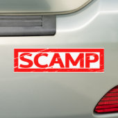 Scamp Stamp Bumpersticker (Op auto)