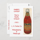 scan0001, de KETCHUP van PARKE Briefkaart (Voorkant / Achterkant)
