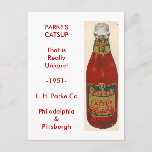 scan0001, de KETCHUP van PARKE Briefkaart (Voorkant)