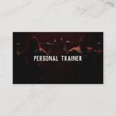 Scan Code Personal Trainer Visitekaartje (Voorkant)