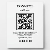 Scan de QR-code voor mijn sociale wifi-netwerk Fotoplaat (Voorkant)