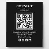 Scan de QR-code voor mijn sociale wifi-netwerk Fotoplaat (Voorkant)
