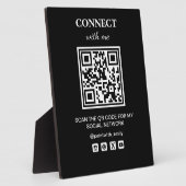 Scan de QR-code voor mijn sociale wifi-netwerk Fotoplaat (Zijkant)